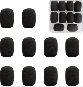Paquete de 10 parabrisas de espuma DAFRDMO para auriculares micrófono - Imagen 1 de 5