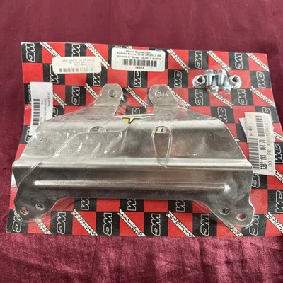 Soporte de radiador Kawasaki KLX400 2003-2004 Works Connection plateado 18-012 WM03E Foto 1 de 4