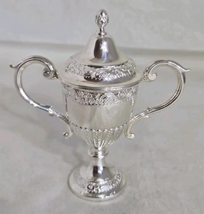 Antique sterling silver trophy. London 1922. By Robert Pringle & Sons - Picture 1 of 24