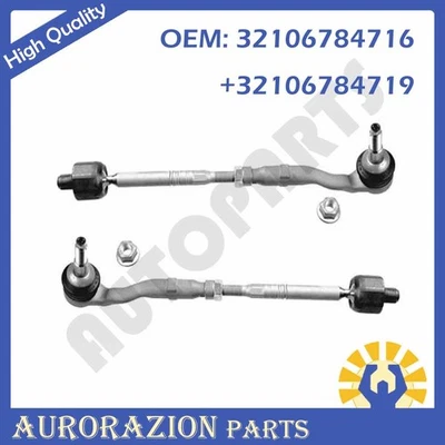 Front Pair Steering Tie Rods End Assembly For BMW 528i 535i 650i 32106784716  Foto 1 de 4