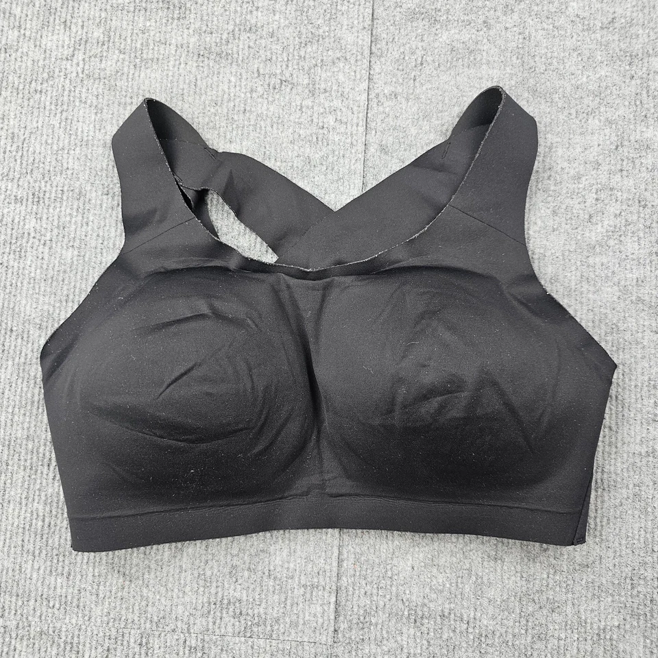 Lululemon Enlite Sports Bra Womens 34DD Black High SupportMolded Cups Black Gym - Image 1 of 4