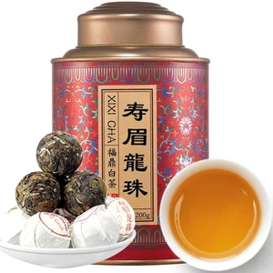 Shou Mei Fuding Chinese White Aged Tea Dragon Pearls 200g - Bild 1 von 7