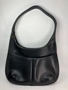Bolso de Hombro COACH 9033 Cuero Negro Cierre con Cremallera De Colección De Japón - Imagen 1 de 24