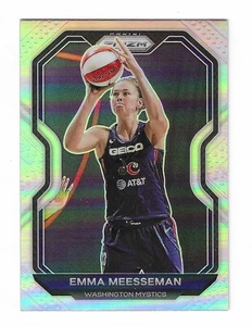 2021 Panini Prizm WNBA Silver Prizm Holo Emma Meesseman Parallel Card #54 - Picture 1 of 2