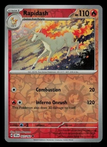 Rapidash 027/162 Uncommon Reverse Holo SV05: Temporal Forces NM - Picture 1 of 2
