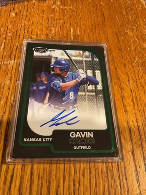 2025 Pulse Lumin Gavin Cross Auto Green /25 Royals Prospect SSP - Image 1 of 4