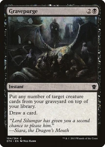 4x Gravepurge - Casi nuevo/LP - Dragones de Tarkir - SPARROW MAGIC - Imagen 1 de 1