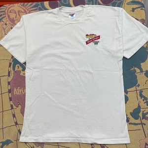 Red Stripe Reggae Shirt Herren XL weiß Jamaika Lager Bier bestickt T-Shirt Tee - Bild 1 von 11