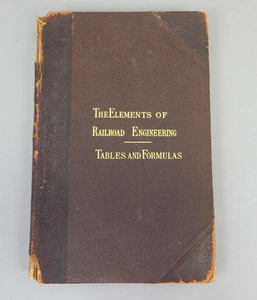 Antique book 1897 The Elements of Railroad Engineering Vol 4 Scranton Colliery - Picture 1 of 7