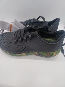 Crocs Literide Clog Schuhe schwarz Camouflage Damen 6 neu mit Etikett - Bild 1 von 7