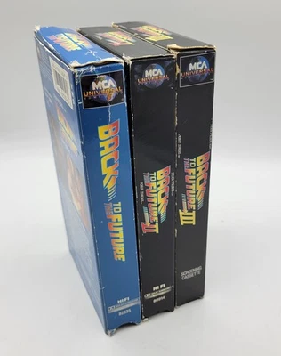 Back to the Future Trilogy VHS 1 2 3 Set Rare 3rd Screening Cassette - Image 1 of 4
