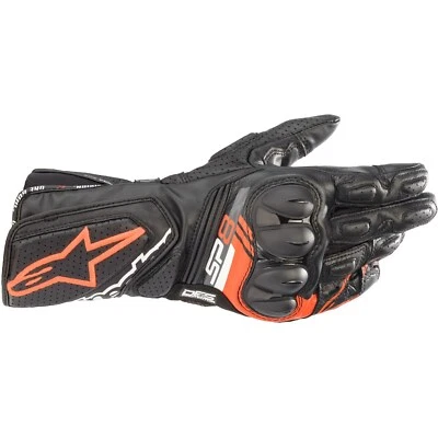 Motorrad Handschuhe 3XL- Alpinestars SP-8 v3 - Sommer schwarz-fluorot - Bild 1 von 4