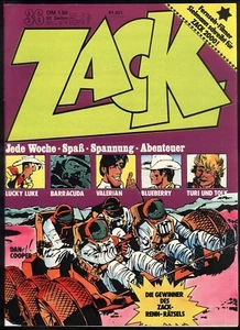 ZACK n.36 del 1973 con KIORA, Dan Cooper, Valerian, Lucky Luke... - TOP Z0-1 - Foto 1 di 5