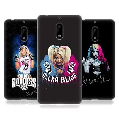 FUNDA DE GEL SUAVE OFICIAL WWE ALEXA BLISS PARA TELÉFONOS NOKIA 1 Foto 1 de 4