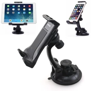 Car Mount Dash Windshield Holder Strong Grip Cradle Swivel Dock for Cell Phones - Picture 1 of 11