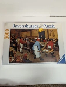 NEW: Brueghel d.e. Farmers Wedding | Ravensburger 5000 Piece Jigsaw Jigsaw Read - Picture 1 of 13