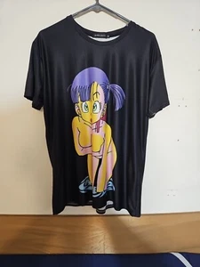 Anime Dragon Ball Waifu Bulma Naked OP T-Shirt - Picture 1 of 4