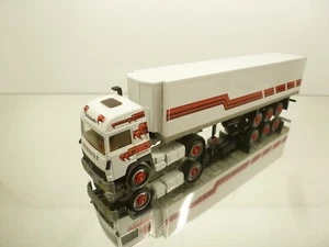 ELIGOR RENAULT R370 TRUCK + TRAILER - WHITE + RED 1:43 - GOOD - V38 - Imagen 1 de 9