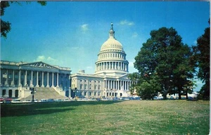 Postal del Capitolio de los Estados Unidos Washington DC S8145 sin publicar - Imagen 1 de 2