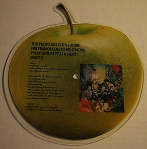 Frankie Goes To Hollywood 45 Rpm uk Apple Shaped Picture Disc 8" Record 1985 Oop - Picture 1 of 4