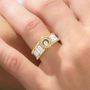 Chopard Yellow Gold Happy Diamonds Ring 82/2211-0001 RRP: £17,200 - Picture 1 of 7