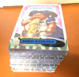 2024 GARBAGE PAIL KIDS CHROME 7 COMPLETE CARD DROOL REFACTOR  SET. - Picture 1 of 3