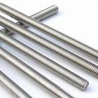 NEW 100 X Threaded Bars / Rods Studding Each With 4 Nuts Steel M6 X 0.3 Metre -