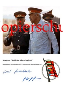 G50 Armeegeneral Heinz Hoffmann GO Stechbarth Waffenbrüderschaft 80 NVA - Bild 1 von 1