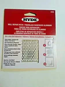HYDE TOOLS 4-Inch Sq Aluminum Mesh Drywall Wall Patch 09898 - Picture 1 of 2