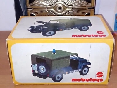 Mebetoys 1:25, "Jeep Willis Carabinieri".  Art.8591. Con Scatola. - Immagine 1 di 4