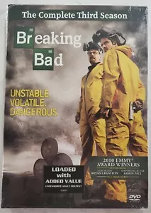 Breaking Bad: The Complete Third Season (DVD, 2011, 4-Disc Set) New / Sealed - Foto 1 di 6