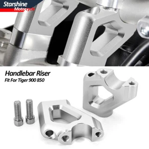 Motorcycle Handlebar Riser Drag Handle Bar Clamp For Triumph Tiger 900 Tiger 850 - Picture 1 of 9