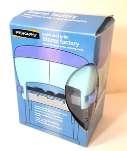 Fiskars Push and Print Stamp Factory New Crafts Stamping Scrapbooking - Picture 1 of 8