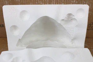 Keramik Stülpform 2 Stück Weihnachtsmann Kamin Weihnachten Keksdose Deckel Gießen - Bild 1 von 7