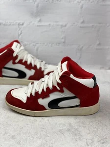 Duffs Vintage Men’s Hi Top Skate Shoes Rare US10 Size 44 Red - Picture 1 of 11