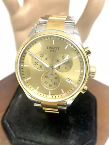 Tissot Men's Watch Chrono XL Swiss Quartz Chronograph Two Tone T1166172202100 - Picture 1 of 13