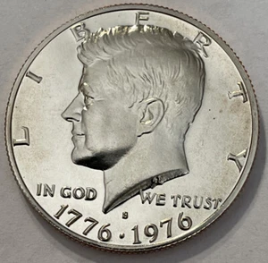1976-S PRUEBA KENNEDY MEDIO DÓLAR DE EE. UU. JUEGO DE PRUEBA CON ENVÍO GRATUITO - Imagen 1 de 2