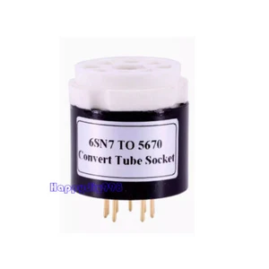 1PC 6SN7 to 5670 6N3 6H3N vacuum tube adapter socket converter - Picture 1 of 5