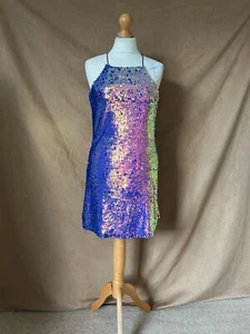 New Look. Women's / Ladies Lined Sequin Party or Special Occasion Dress. UK 8. - Picture 1 of 12