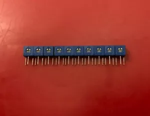10x 3362W-1-103 POURNS RECORTADORA POTENCIÓMETRO 10K OHM 0.5W PC PIN 1 GIRO - Imagen 1 de 7