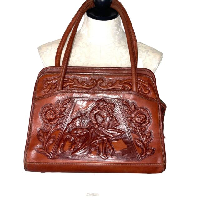 Vintage Bosco Built Leather Purse Bag Art Deco Hand Tooled Beautiful Handbag  Boho Leather Stitching Collectible Display VG Cond - Etsy