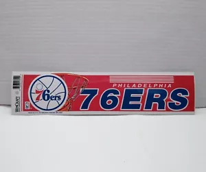 Vintage Philadelphia 76ers Basketball Stoßstange Aufkleber NBA Wincraft Neu aus altem Lagerbestand - Bild 1 von 4