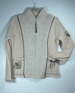 Trachten-Strickjacke Damen in beige von Fuchs Trachtenmode Gr.40 - Bild 1 von 5