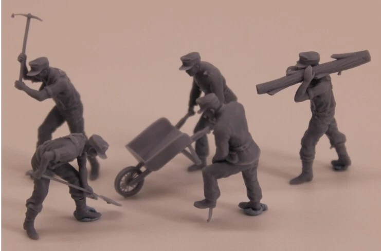 Peddinghaus3 D Stampa 1/87 87F020 5 Tedesco Pionieri - Immagine 1 di 1