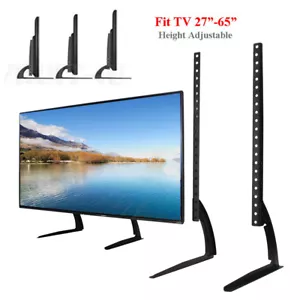 More details for heavy duty tv stand base table top pedestal mount 32-65&quot; screen for samsung lg
