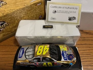 Jimmie Johnson #48 Lowe's / Sponge Bob 2003 Monte Carlo 1 of 504 1:24 24KT COA - Picture 1 of 7