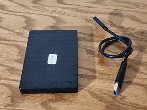 Seagate SRD0NF1 2TB Storage Portable External Hard Disk Drive Black - Bild 1 von 6