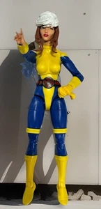 Custom Marvel Legends X-Men ROGUE Retro 90’s Blue & Gold Figur - Bild 1 von 2