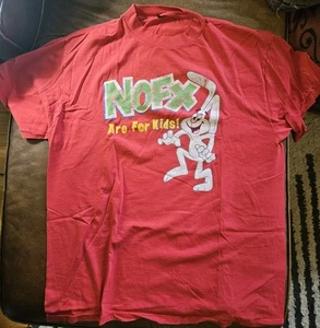 NOFX Rare Vintage NOFX Are For Kids T-Shirt (No Tag, XL?) Punk Rock - Bild 1 von 7