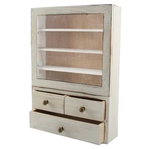11X16 Shadow Box Frame with 3 Drawer 3 Removable Shelfs–Wooden Acrylic Dis - Picture 1 of 6
